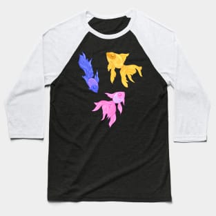 Colorful goldfish Baseball T-Shirt